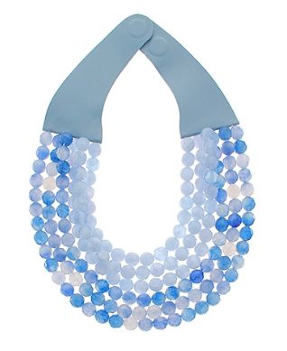 RM Multi Blue Bead Necklace