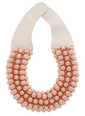 RM Champagne Pearl Layered Necklace