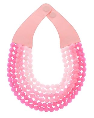 RM Muli Pink Bead Necklace