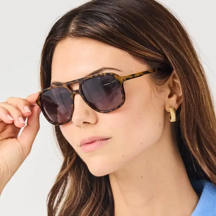 Morgan Polarized Sunglass-Tortoise