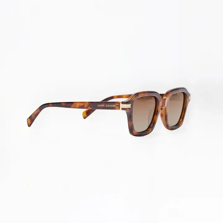 Alyssa Polarized Sunglass-Tortoise