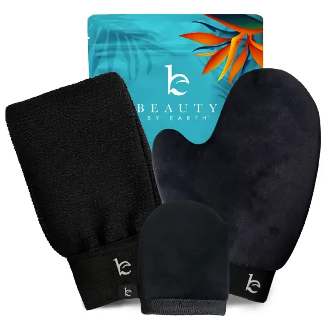 Self Tanner Body &amp; Face Applicator &amp; Exfoliating Glove