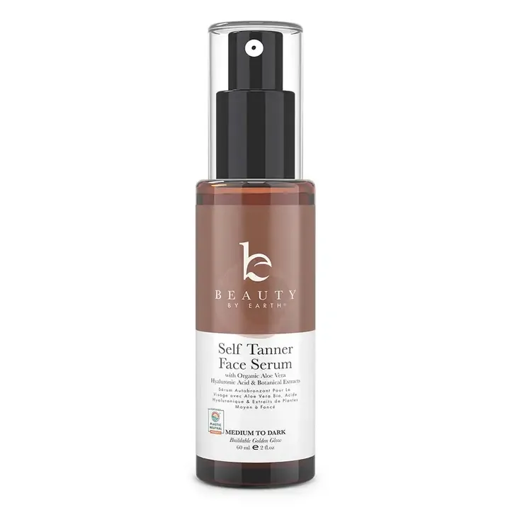 Self Tanner Hyaluronic Acid Face Serum 2oz-Medium to Dark