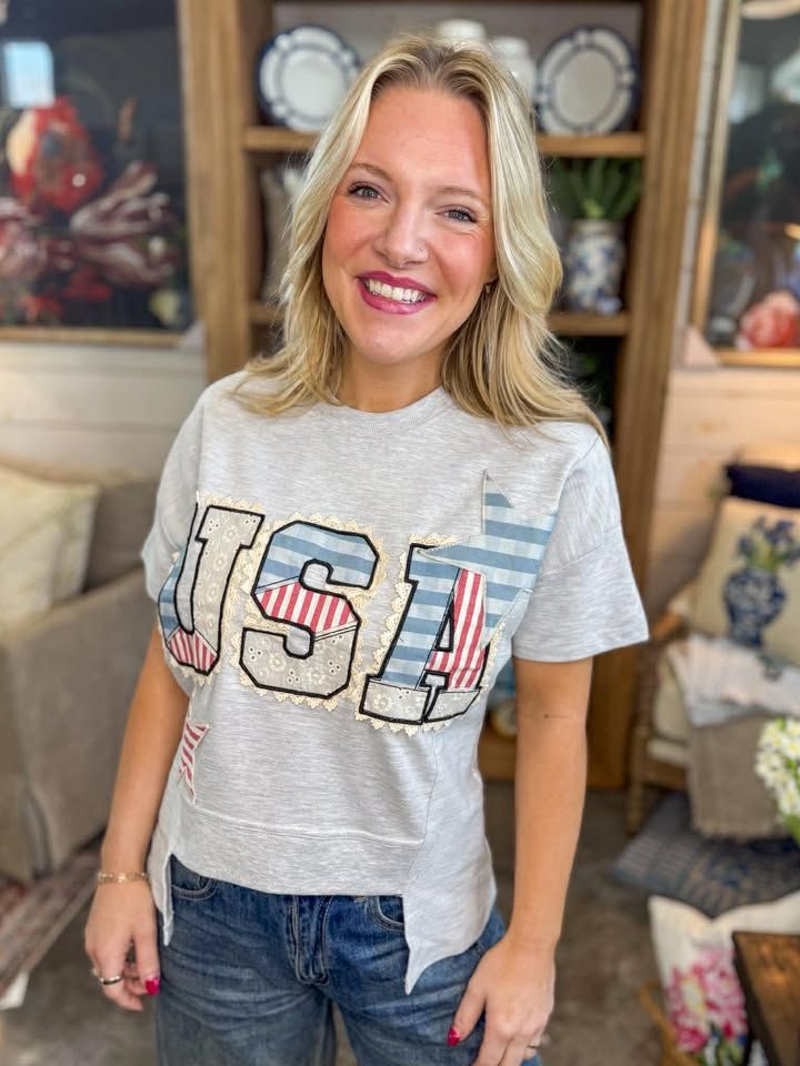 VG USA Patch Star Tee