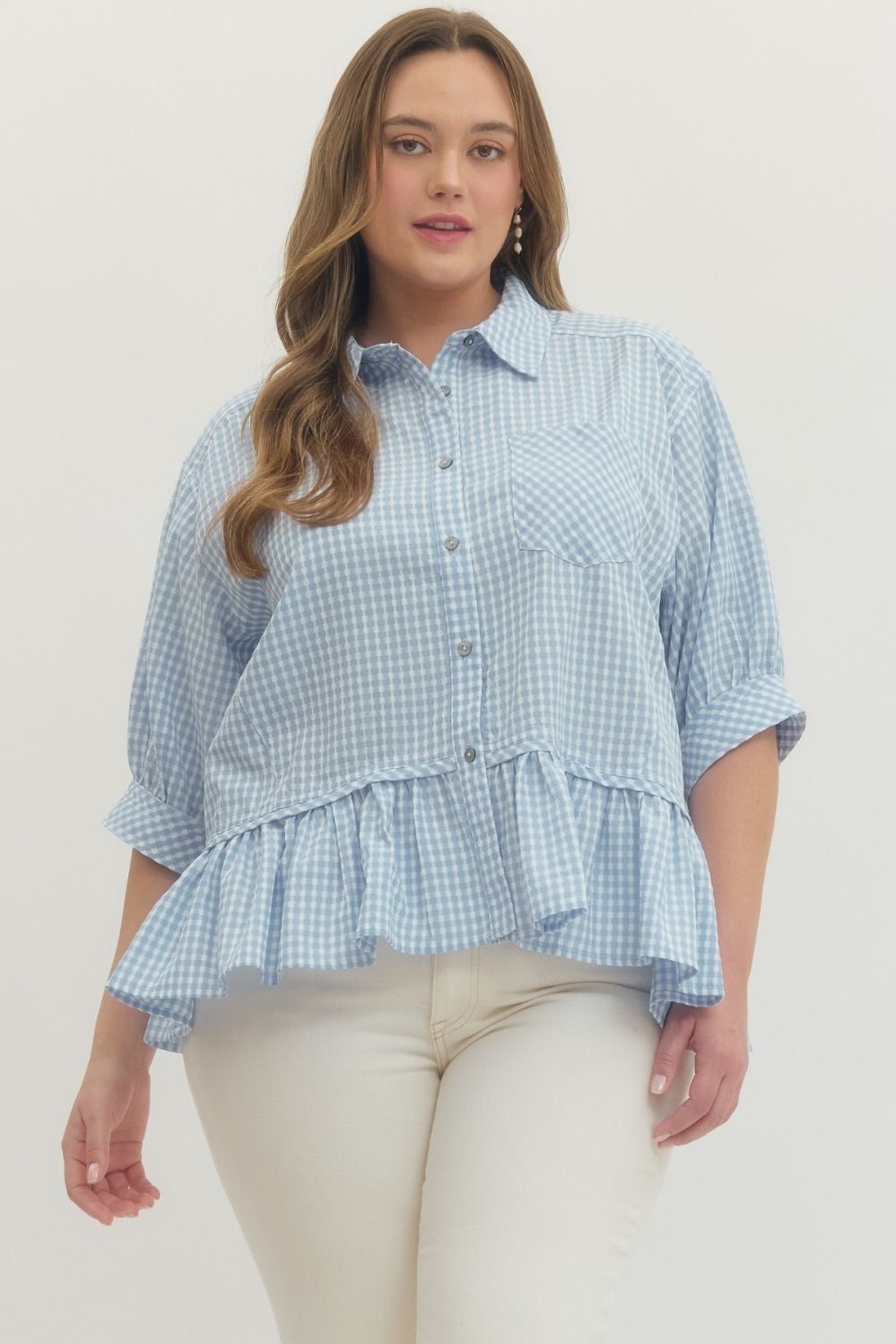 Simply Sweet Gingham Top