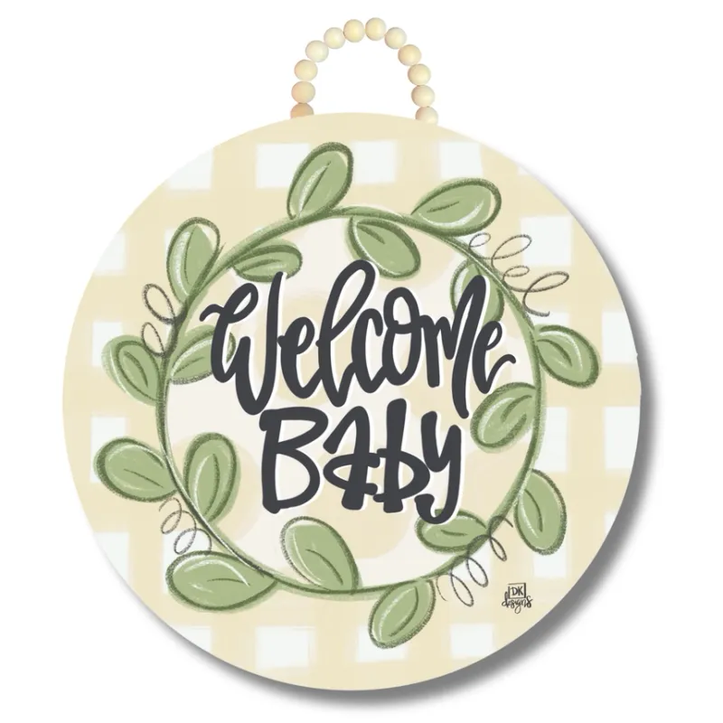 Welcome Baby Door Hanger