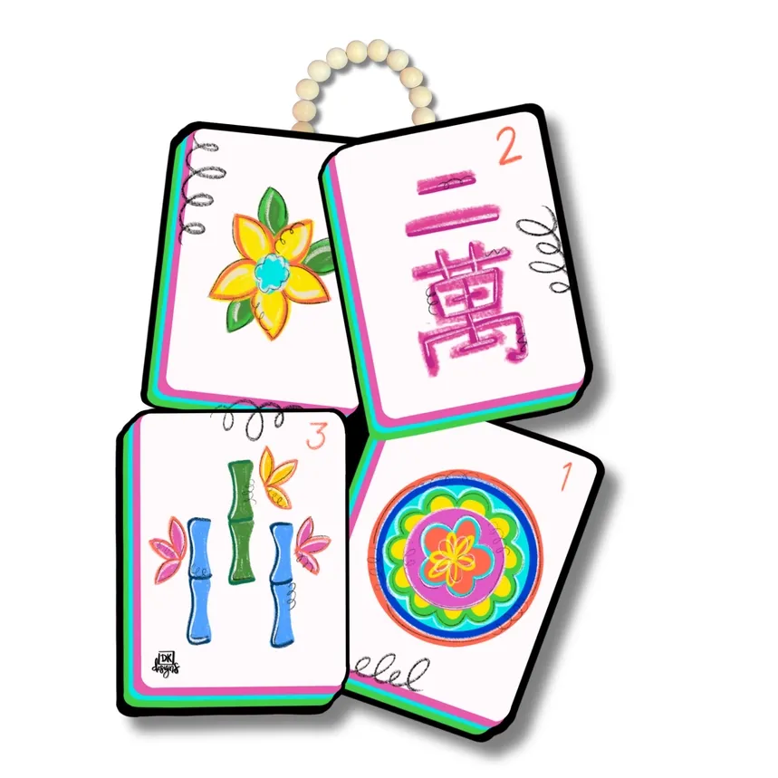 Mahjong Door Hanger
