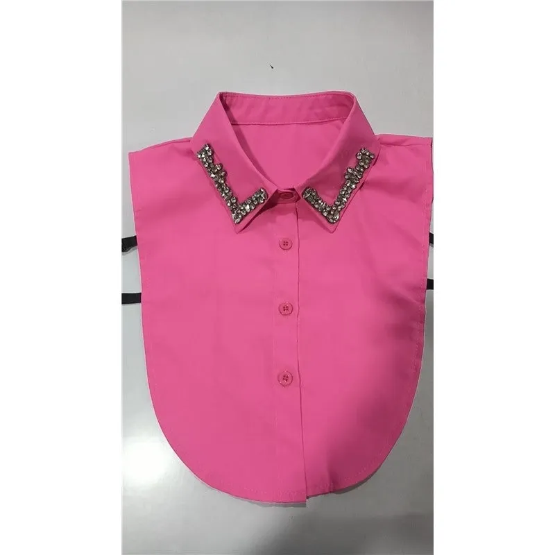Pink Diamond Trim Dickey