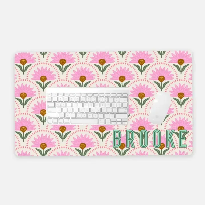 Coneflower Pink Desk Mat