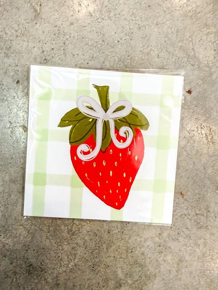 4x4 Print Insert-Strawberry