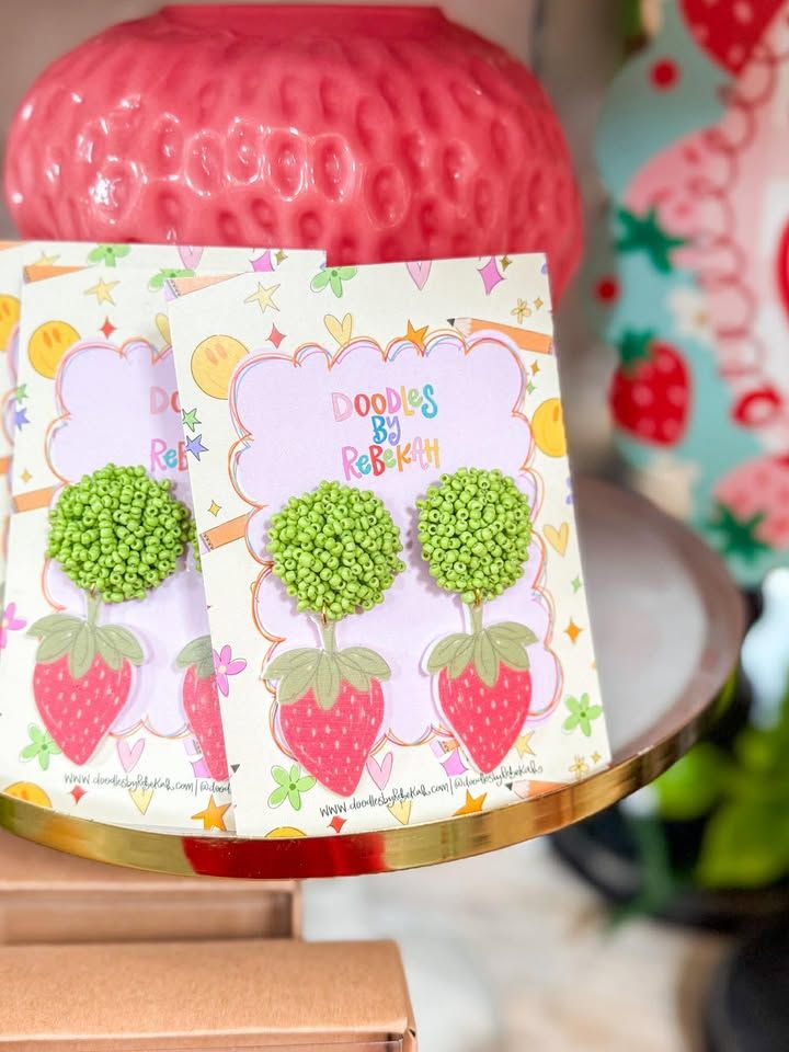 Strawberry Earrings