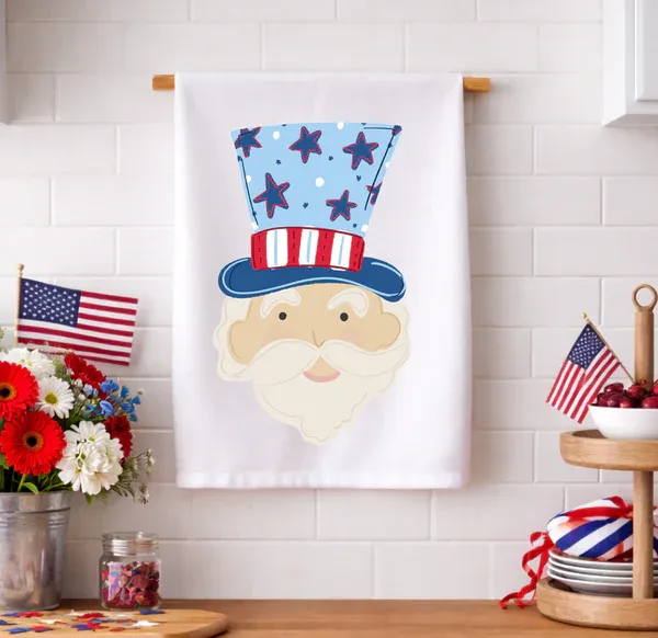 Uncle Sam Tea Towel