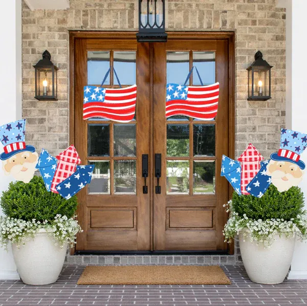 Potted Plant 24" Uncle Sam Sign