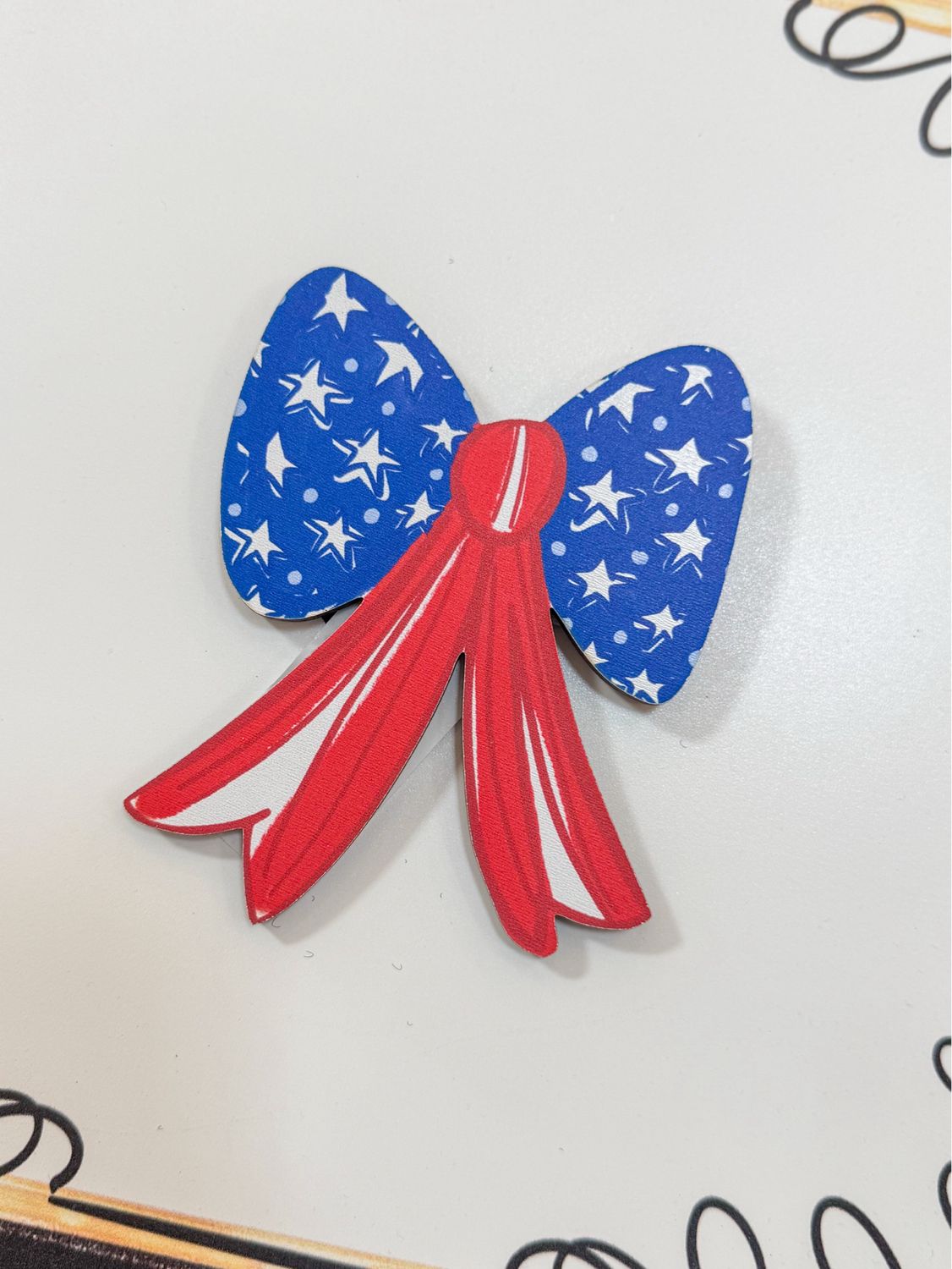 5" Attachment-Patriotic Bow