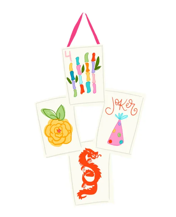 Mahjong Tiles Hanger