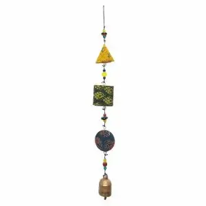 VG Geometrical Ajrak Wind Chime
