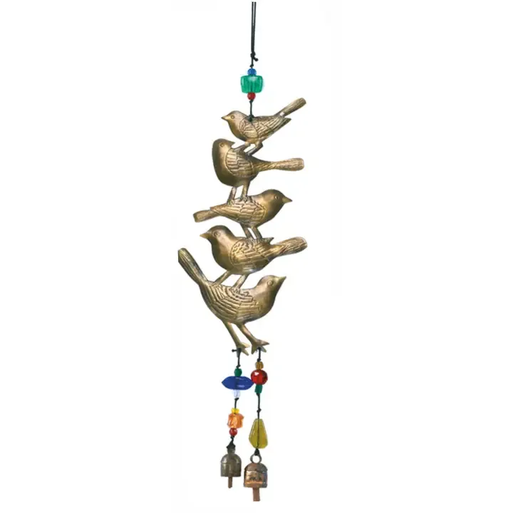 VG Stack of Brids/Beads/Bell Wind Chime