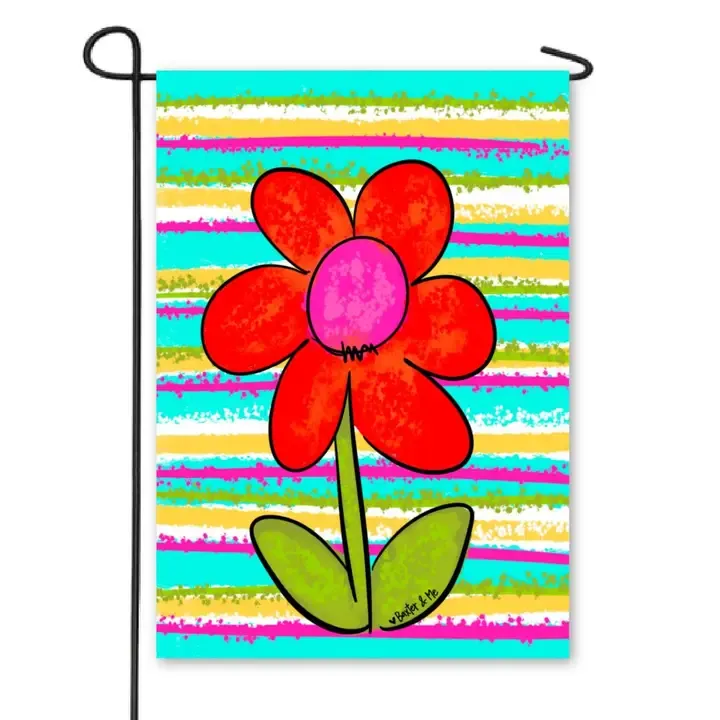 VG Colorful Flower Garden Flag