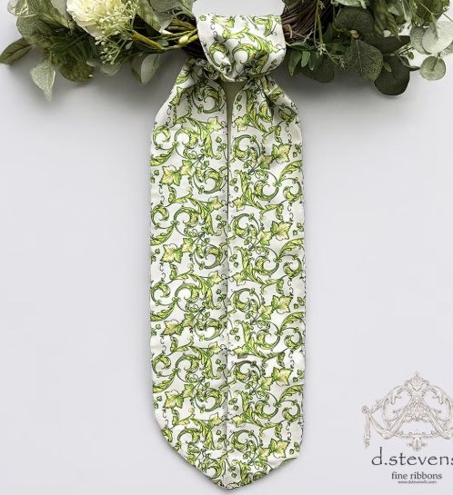 VG Green/Yellow Print Sash