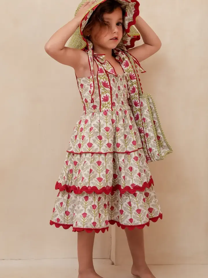 CH Red Floral Dress Mom &amp; Me
