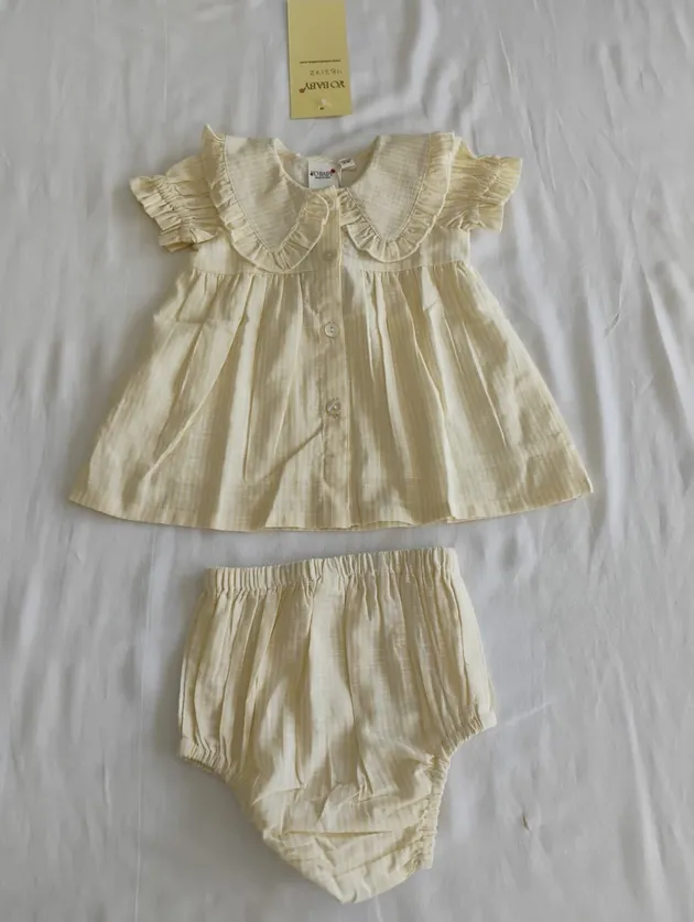 CH Yellow Stripe Baby Set