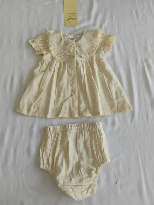 CH Yellow Stripe Baby Set