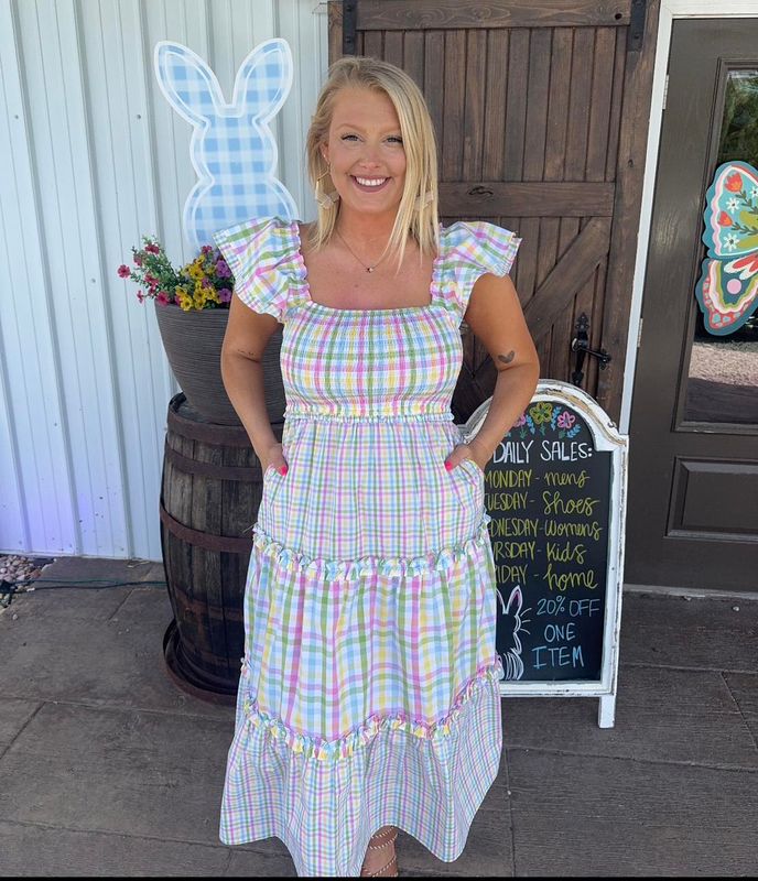 Soft Days Plaid Dress