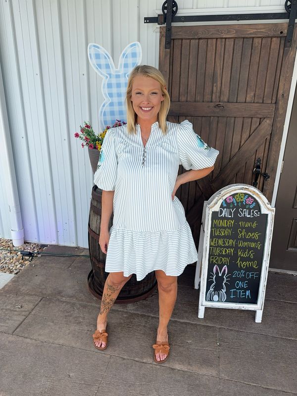 Juliette Dress-Lt. Blue