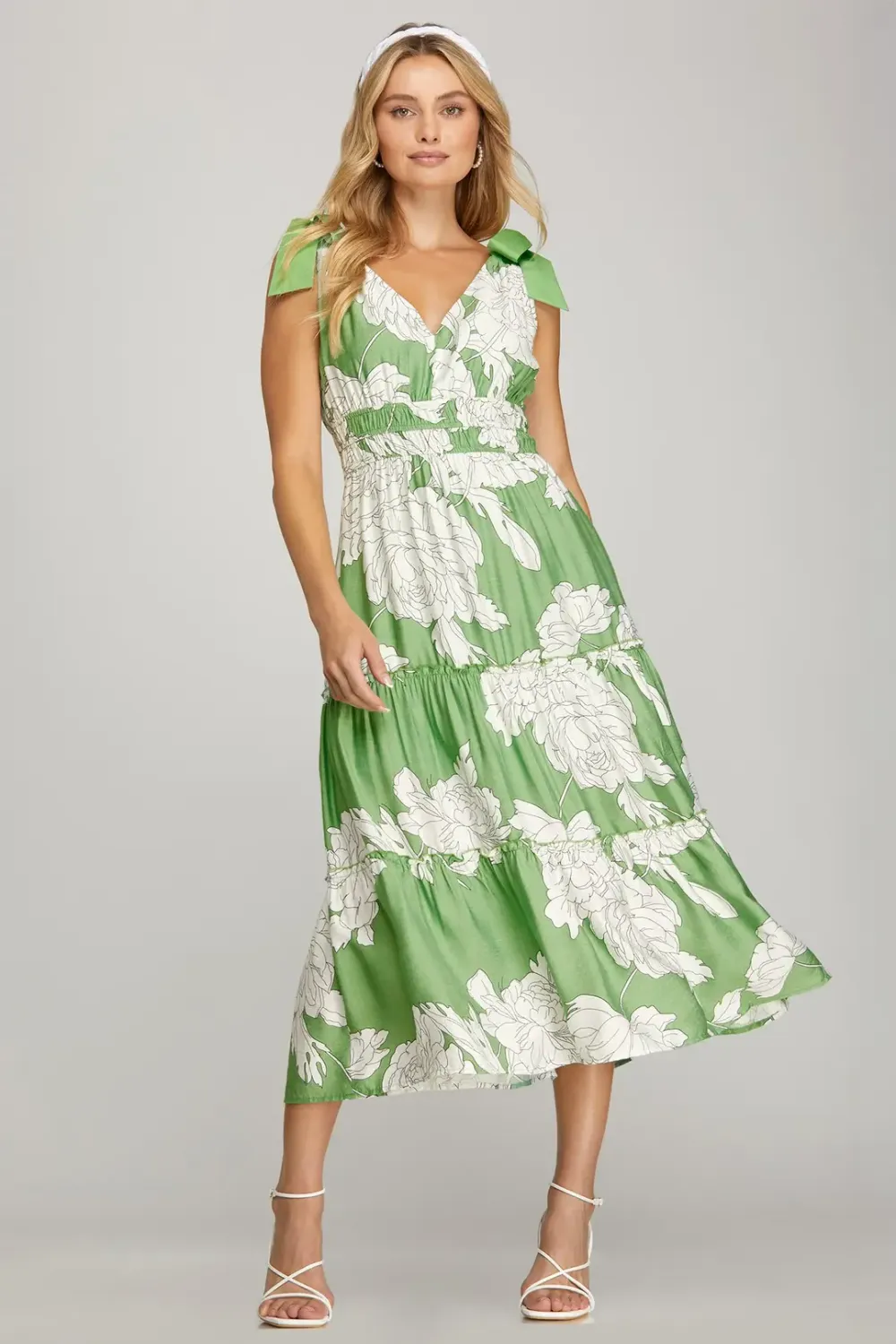 Romie Floral Midi Dress