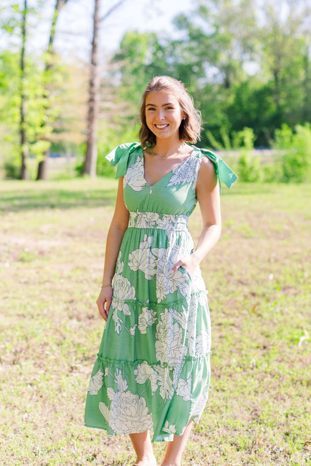 Romie Floral Midi Dress