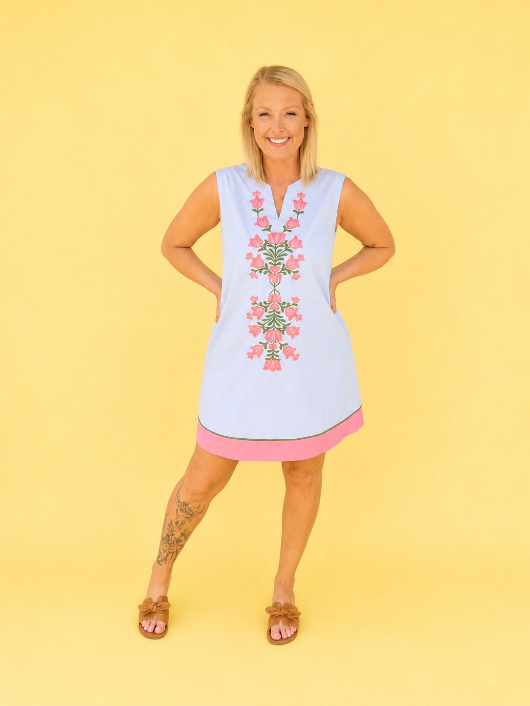 Lila Dress-Lt. Blue