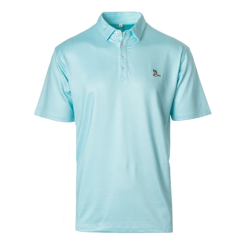 Youth Roost Mallard Polo-Aqua