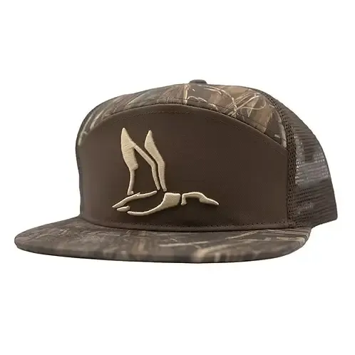 Roost 7 Panel 3D Puff Sawblade Camo Hat
