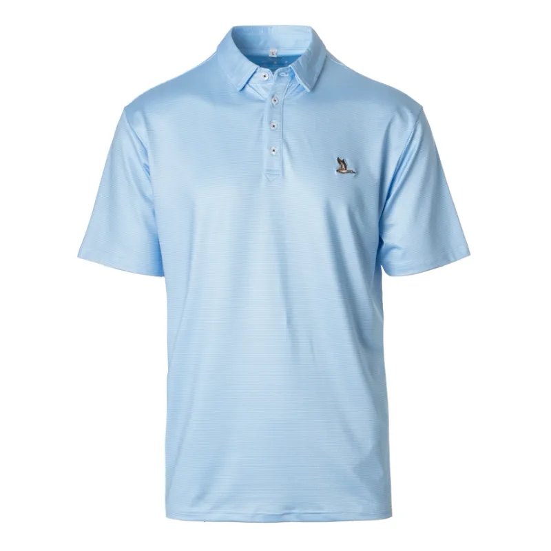 Youth RoosT Mallard Polo-Blue/White