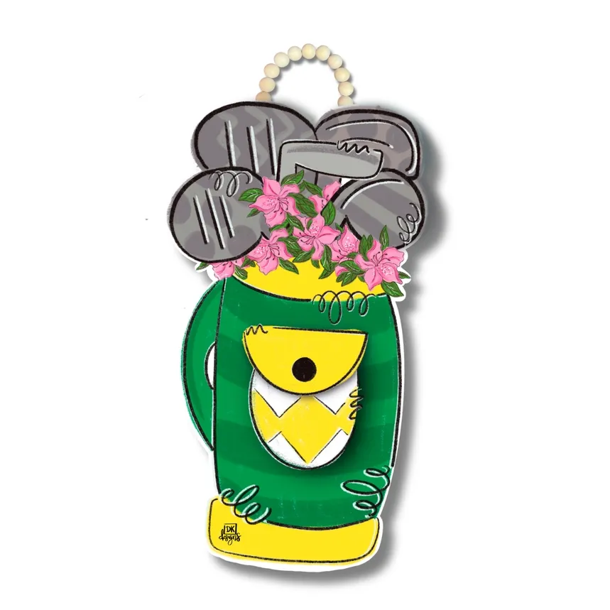 Azalea Golf Clubs Door Hanger