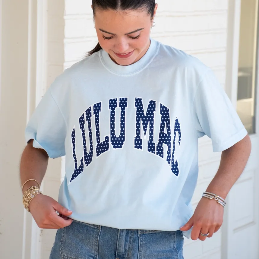 RD LuLu Mac Polka Chambray Tee