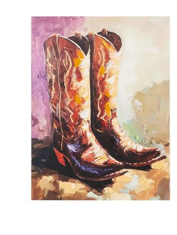 15.75" Sassy in the Saddle Wall Art 1