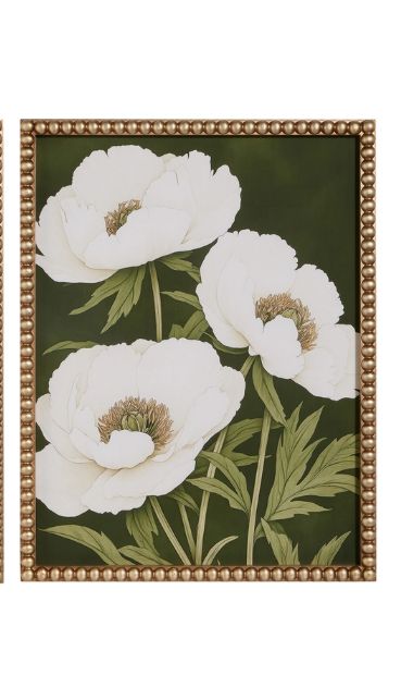22" Poppy Petals Framed Wall Art 2