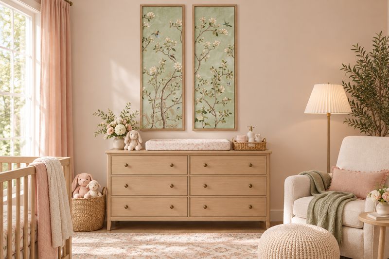 42" Bird Framed Panels
