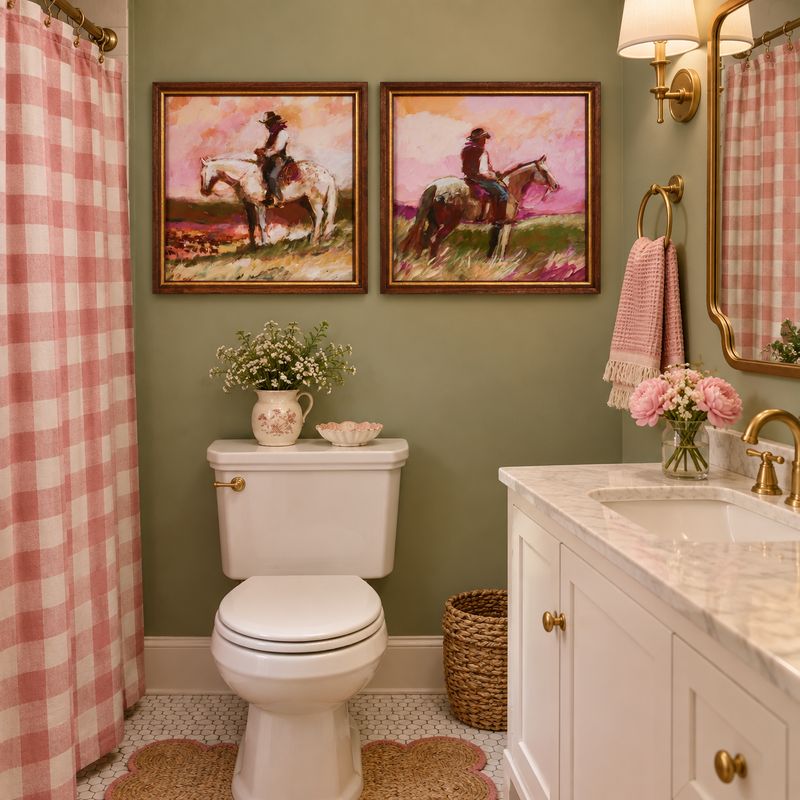 16" Wranglers at Dusk Framed Wall Art