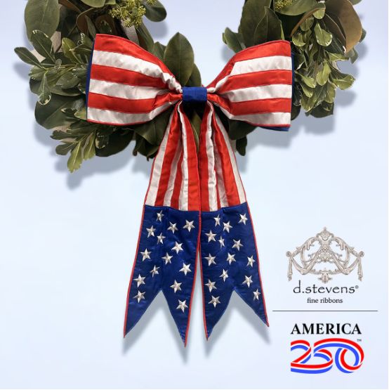 VG Stripes/Stars Satin Bow
