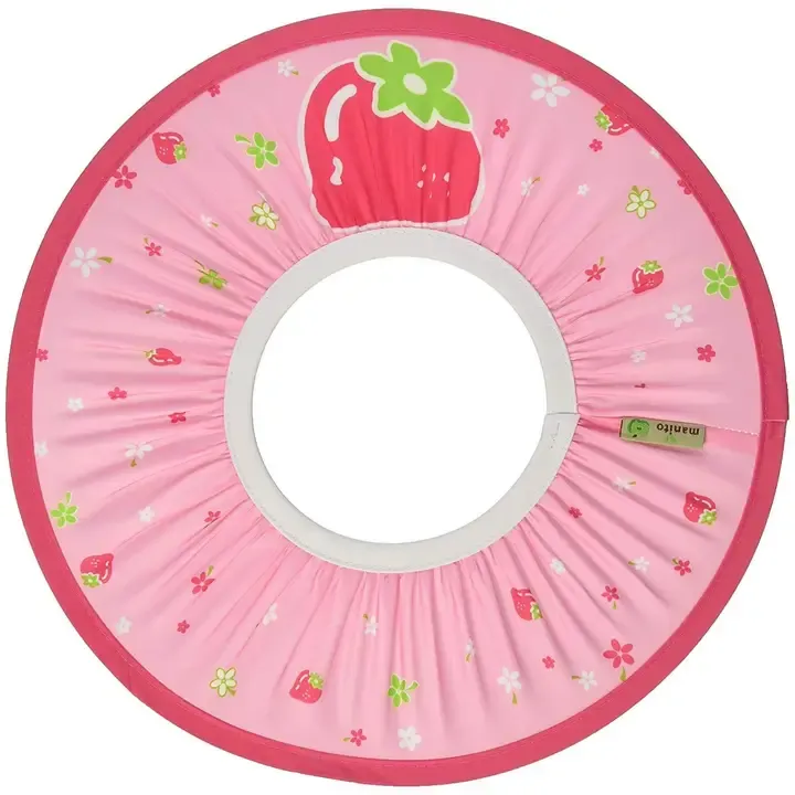 Baby Shampoo Cap-Strawberry/Pink