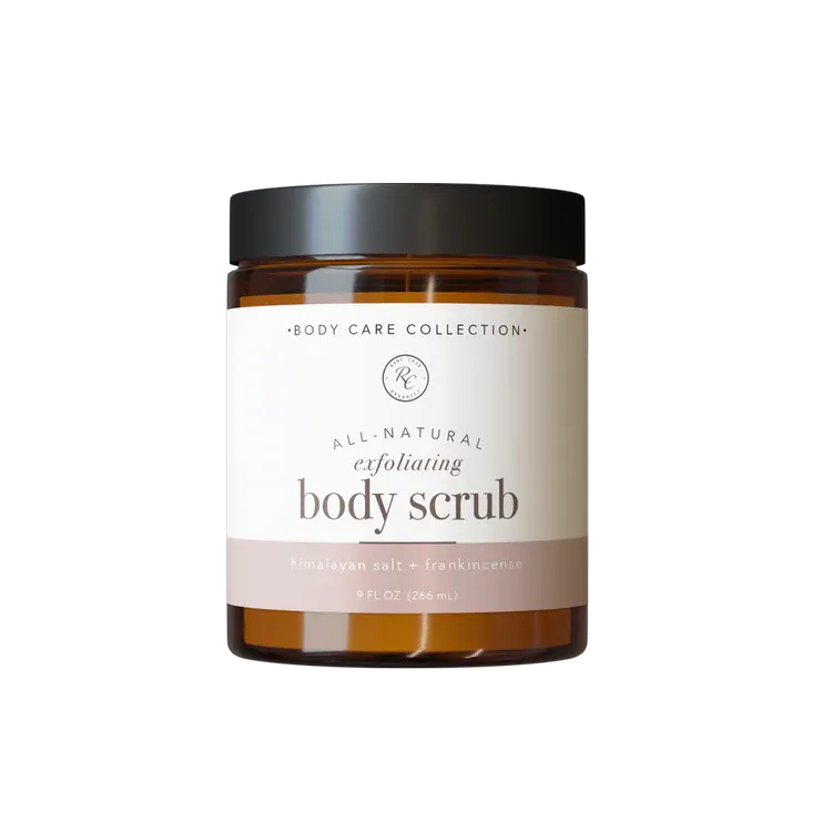 Body Scrub 9oz-Himalayan Salt + Frankincense