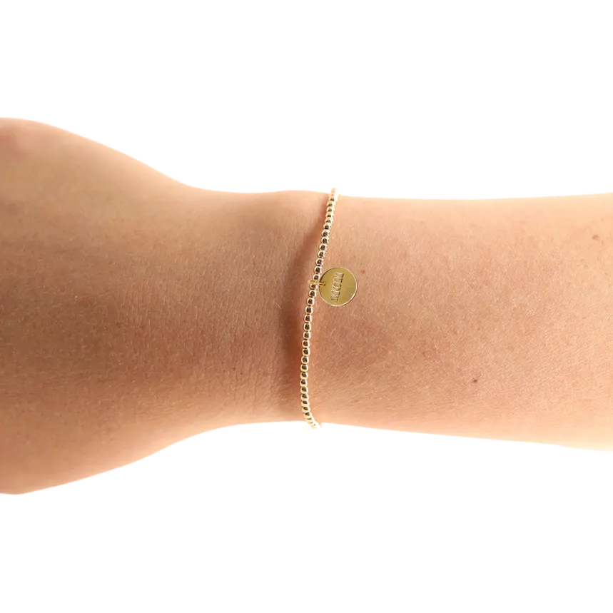 VG Beaded Blonde-Mom Charm