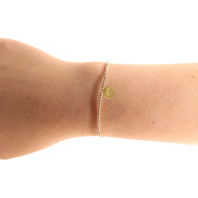 VG Beaded Blonde-Mom Charm