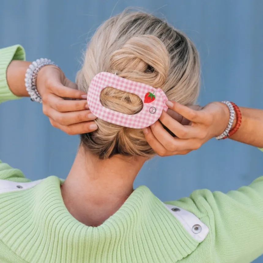 Handpicked Large Flat Round Hair Clip