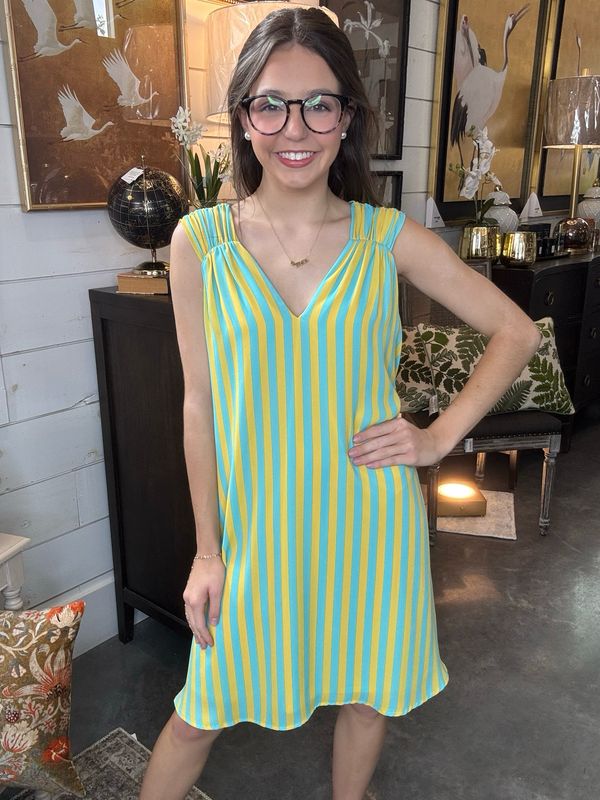 Evelyn Blue Lagoon Dress