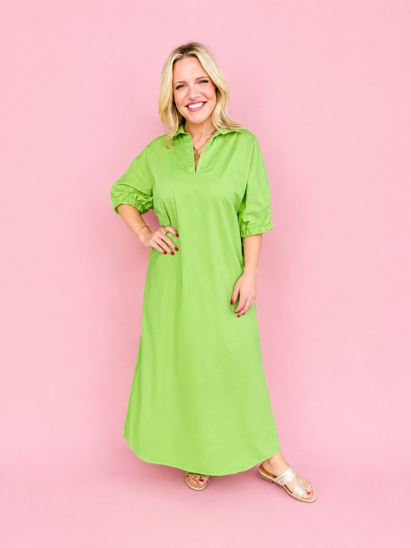 Blakely Green Apple Dress