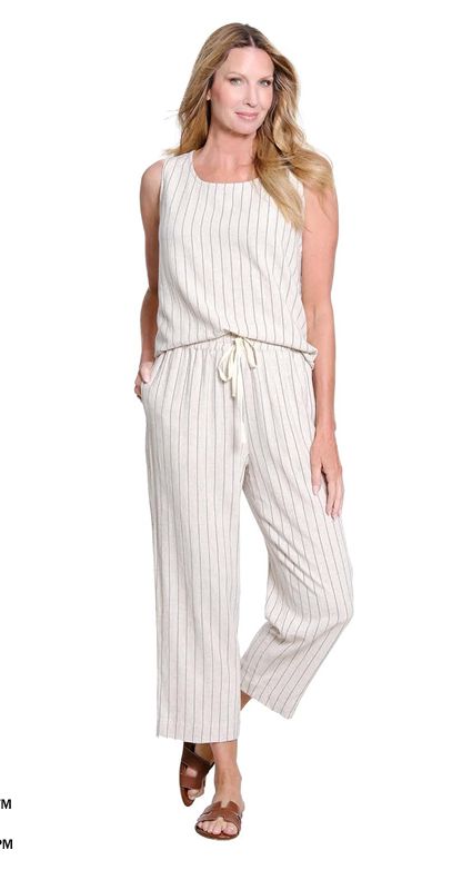 Flax Scoop Neck Tank