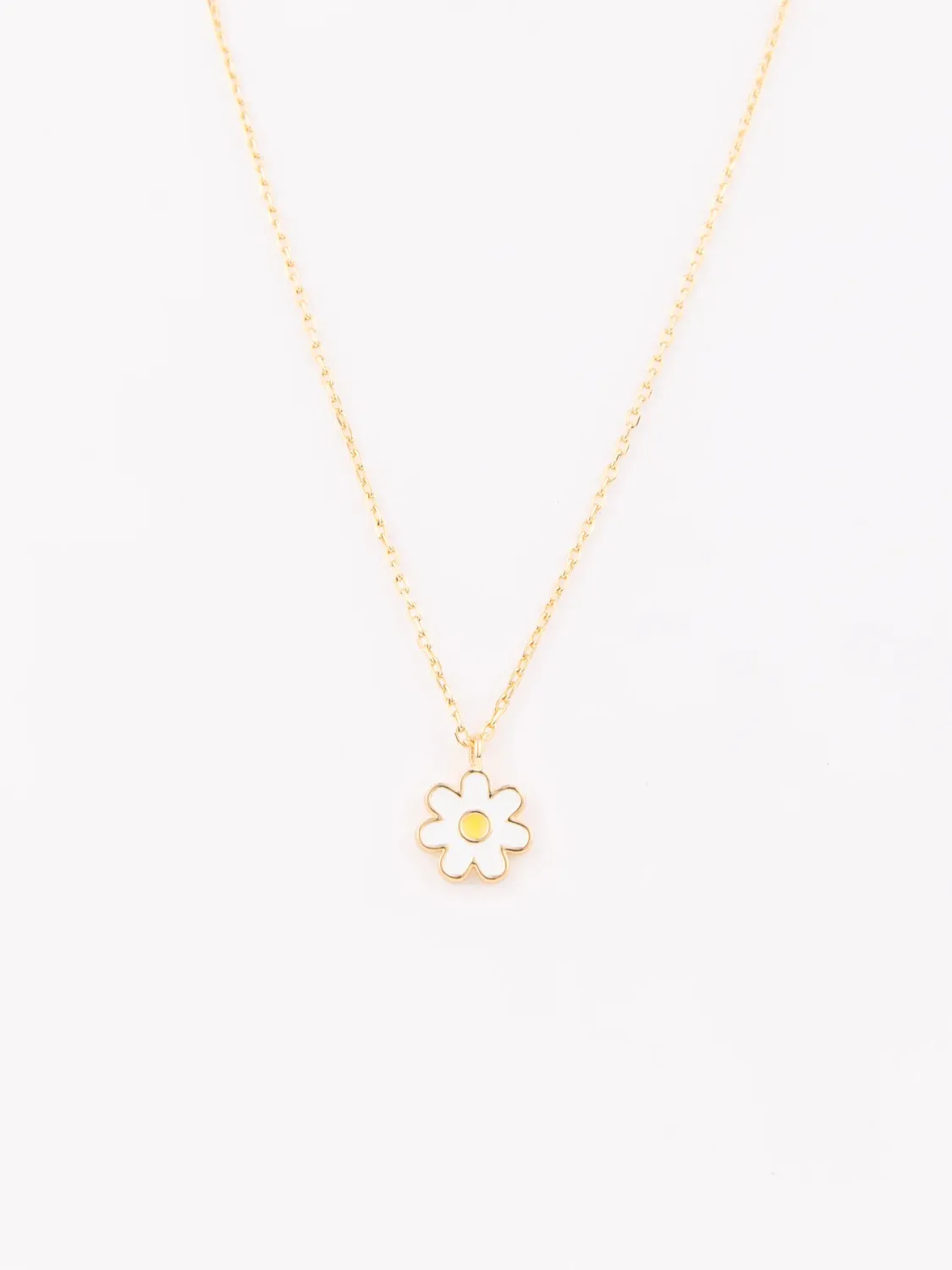 Luxe White Daisy Necklace